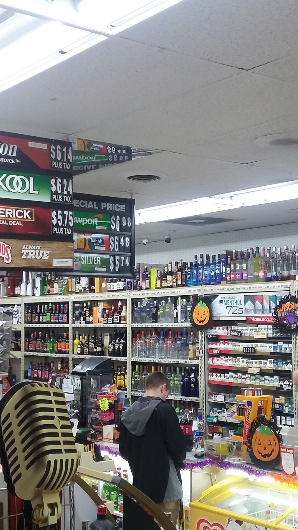 Inside the store